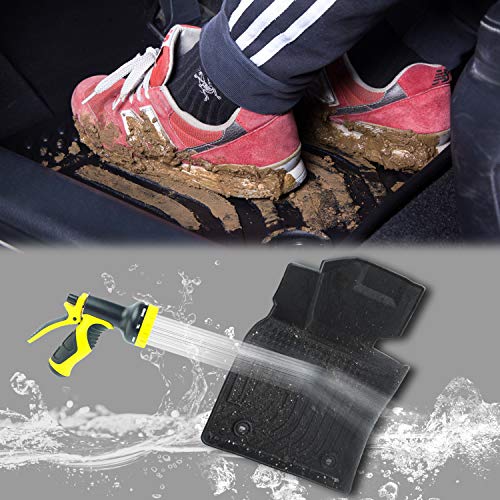 orealtrend Car Mats Replacement for Floor Liners Honda CR-V CRV 2012-2016 Heavy Duty All Weather Guard Black Front and Rear Car Carpet-Custom Fit-Tough Odorless - size: Floor Mats for Honda CR-V 2012-2016