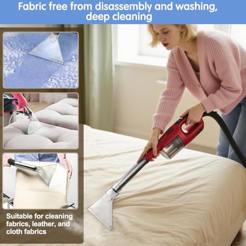 Car Detailing Vacuum Attachments - Clear Cleaner Nozzle | Wet Dry Vacuum Attachments - for Dorm Apartment Car Bedroom Sofa Blanket