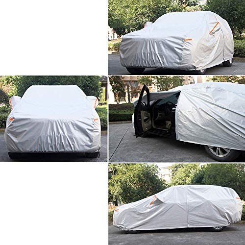 Kayme 6 Layers SUV Car Cover Custom Fit for BMW X1 (2009-2025) Waterproof All Weather for Automobiles, Outdoor Full Cover Rain Sun UV Protection.Silver - size: 6. Custom Fit BMW X1