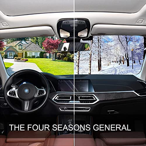 Windshield Sun Shade Purple Gold Marble Front Window Block UV Shades Visor Reflective Retractable for Car SUV Trucks - color: F020