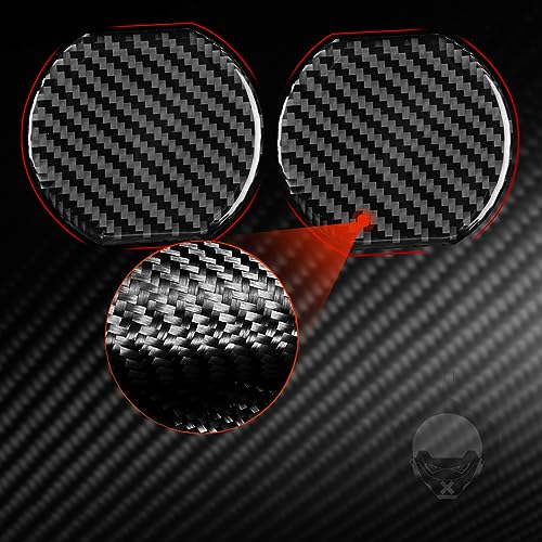 NVCNX Real Premium Carbon Fiber Car Dashboard Sides Air Vent Outlet Cover Compatible with Toyota RAV4 2013 2014 2015 2016 2017 2018 Interior Dash Trim Accessories Black - color: Dashboard Sides Air Vent