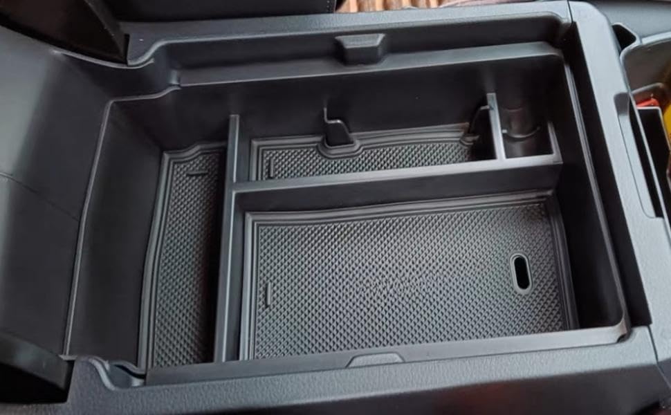Center Console Organizer Compatible with Honda CRV CR-V 2026-2023 Car Accessories for 2023+ CR-V Hybrid, ABS Plastic, Black ABS Insert Tray Storage Box Glove Pallet - size: for CR-V 2023-2026