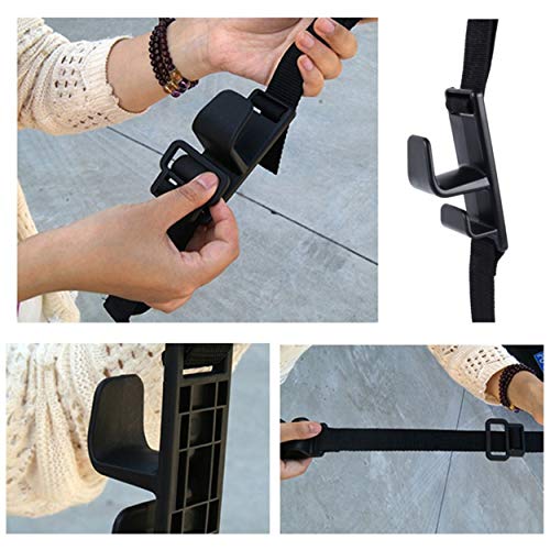 2-Pack Headrest Hooks for Car Universal Interior Auto Vehicle Back Front Seat Hanger Holder Organizer for Handbags Purses Coats and Grocery Bags - size: 2pack
