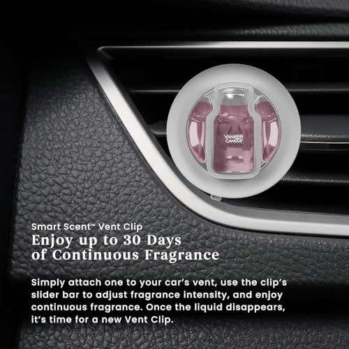 Yankee Candle Smart Scent Vent Clip Car Air Freshener, Adjustable Fragrance Strength, Long Lasting Up to 30 Days, Odor Neutralizing Car Fragrance, Iced Berry Lemonade (Pack of 6) - size: 1 Count (Pack of 6)