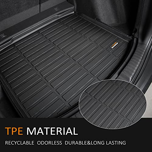 Binmotor-All Weather Floor Mats Cargo Liner for 2019-2024 2025 Toyota RAV4 Hybrid (Only Hybrid Models), Heavy Duty Car Trunk Mat Floor Liners for RAV4 Accessories-Black - style: 8) Car Mats for Toyota RAV4 Hybrid (2019-2025)