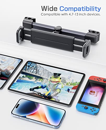 2 Pack Tablet iPad Holder for Car Backseat Tablet Holder Phone Mount Stand for iPad, Tablets, Nintendo Switch, iPhone, Smartphones, Gift for Men and Women (Style B)