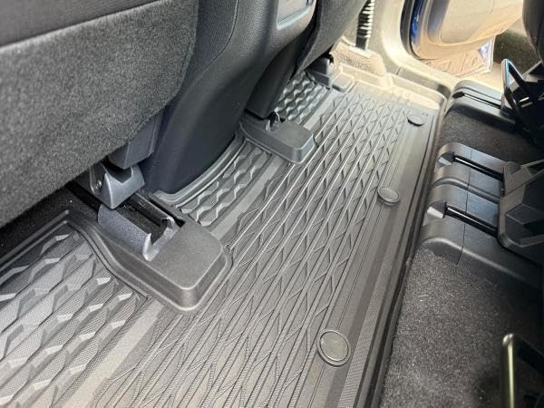 3W Floor Mats for Nissan Pathfinder 2026 2025 2024-2022 (Only fit 8 Passenger Models), 3 Rows,TPE All Weather Protection Car Floor Liners Accessory,Black - size: 5.Pathfinder|22-25|Floor Mats (8 Passenger)