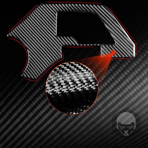 NVCNX Real Premium Carbon Fiber Car Center Console Automatic Transmission Gear Shift Panel Cover Decal Compatible with Toyota RAV4 2013 2014 2015 XLE LE Limited Interior Trim Accessories Black - B - color: 2013-2015 Gear Shift Panel Trim - B