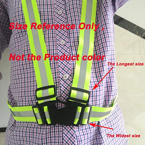 ZOJO Safety Vests,10 Packs | Lightweight, Adjustable | Fit for Work, ( Neon Pink) - color: 10pcs-neon Pink