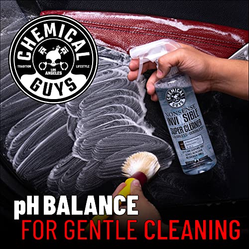 Chemical Guys Nonsense Colorless & Odorless All Surface Cleaner - Interior Cleaner, Safe for Vinyl, Rubber, Plastic, Carpet, and Upholstery, pH Balanced, Residue-Free, Unscented, 16 Fl Oz, Pack of 2 - style: Nonsense 2 Pack