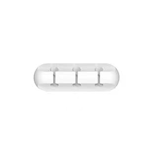 Cable Clips, 3 Slots Cord Organizer Cable Management, Cable Organizers USB Cable Holder Wire Organizer Cord Clips, Cable Straps for Desk Car Home and Office,White