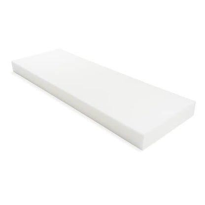 GoTo Foam 5" Height x 24" Width x 72" Length 36ILD (Semi-Firm) Upholstery Cushion Made in USA - color: Semi-firm, size: 5x24x72