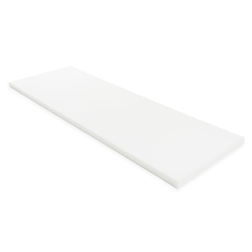 GoTo Foam 2" Height x 24" Width x 72" Length 36ILD (Semi-Firm) Upholstery Cushion Made in USA - color: Semi-firm, size: 2x24x72