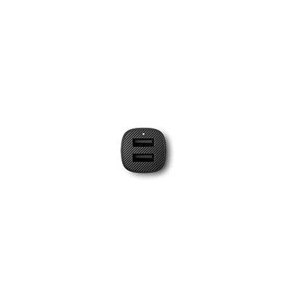 GoTo Dual USB Car Charger, 24W Dual Port Fast USB A for iPhone 13 12 11 Pro max XR Xs SE iPad, Galaxy S21 S20 S10 Plus Ultra Note 20, Pixel 6 5 4, USB-A & USBA Devices, Black