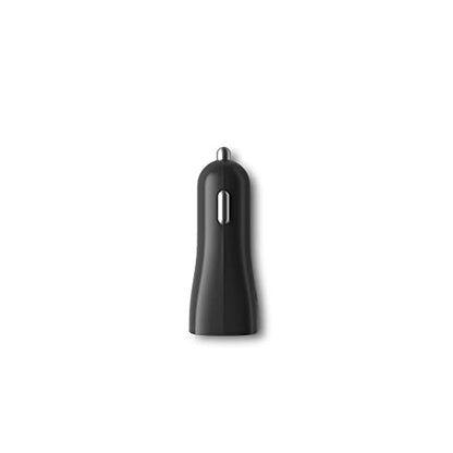 GoTo Dual USB Car Charger, 24W Dual Port Fast USB A for iPhone 13 12 11 Pro max XR Xs SE iPad, Galaxy S21 S20 S10 Plus Ultra Note 20, Pixel 6 5 4, USB-A & USBA Devices, Black