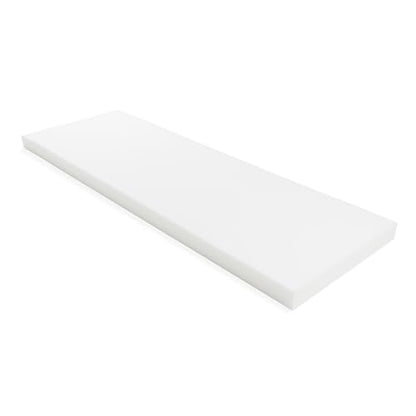 GoTo Foam 3" Height x 24" Width x 72" Length 44ILD (Firm) Upholstery Cushion Made in USA - color: Firm, size: 3x24x72