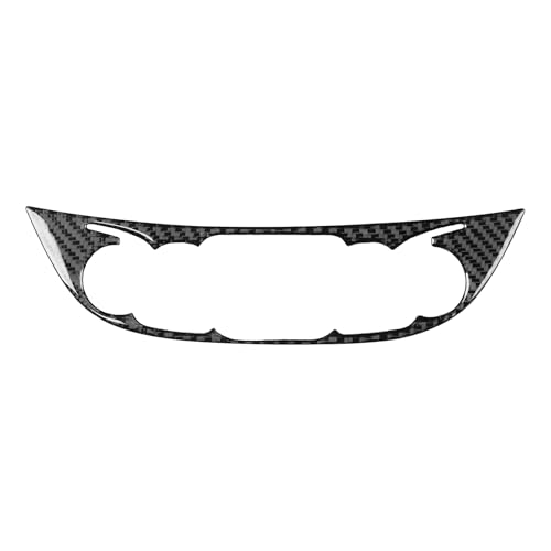 Black Carbon Fiber Compatible with Chevy/Chevrolet Malibu 2016-2025 2017 2018 2019 2020 2021 2022 2023 2024 Accessories Car Central Control A/C Air Switch Knob Cover Interior Trim Decal C - color: Ac Control Buttons -C