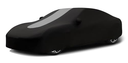 WinPower Indoor Sports Car Cover 181-192 Inch Soft Stretch Elastic Dustproof Scratchproof Protection Full Car Cover for Underground Garage Car Show - size: L-SPORT CAR(181-192 Inch)