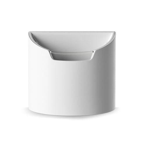 Leakproof Car Trash Can,Mini Car Trash Bin for SUV and Truck,Small Removable Liner Garbage Can,Waterproof Automotive Trash Can for Vehicle,Home,Office,Multipurpose,Easy to Clean (White) - color: White