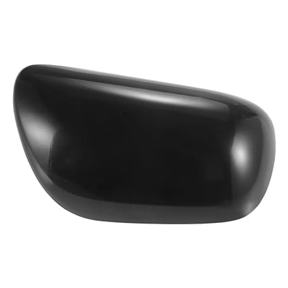X AUTOHAUX Right Side Car Side Door Wing Mirror Cover Rear View Mirror Cap for Toyota Yaris 2008-2013 Gloss Black