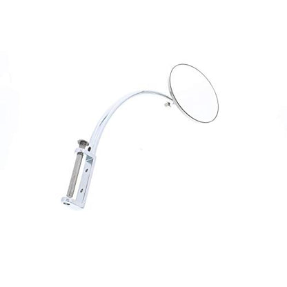 Stainless Steel Outside Rear View Mirror with Hinge Pin, Fits 1935-1940 Ford Cars and 1948-1952 Ford Pickups, Chrome Plated Diecast Arm Fits Both Sides, Sold Individually, Includes Hinge Pin