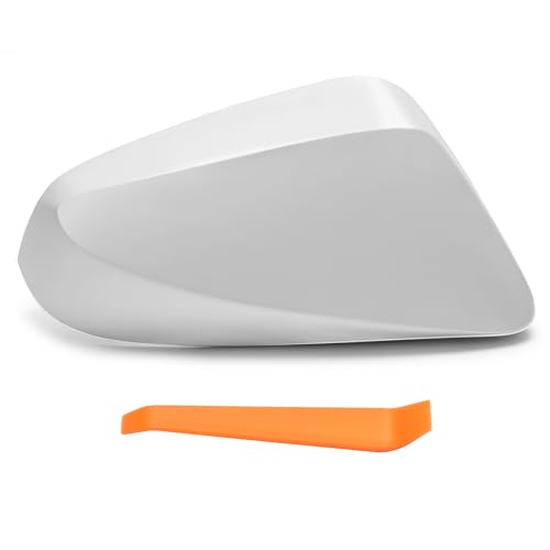 Mirror Cover 87915-0E060 Fits for Lexus NX200t NX300 NX300h RX350 RX350L Rearview Cap (Pearl White, Right) - color: Pearl White, size: Right