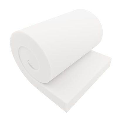 GoTo Foam 4" Height x 24" Width x 72" Length 35ILD (Semi-Firm) Upholstery Cushion Made in USA - color: Semi-firm, size: 4x24x72