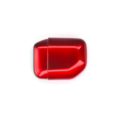 ABS Car Gear Shift Knob Cover Trim Shifter Lever Handle Protective Compatible with Kia Sorento 2024-2026,Kia Carnival 2025-2026,K4 2025-2026,K5 2025-2026 Accessories(Glossy Red Style) - color: Glossy Red Style