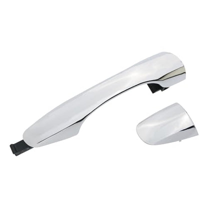 APPERFiT Exterior Door Handle w/End Cap Cover for Front Door Right Passenger Side Chrome Compatible with Kia Sorento 2016 2017 2018 2019 2020 Replaces 82661-C5010 82662-C5030 - size: FR