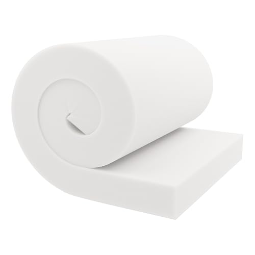 GoTo Foam 4" Height x 24" Width x 72" Length 44ILD (Firm) Upholstery Cushion Made in USA - color: Firm, size: 4x24x72
