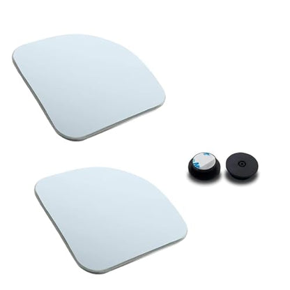 1 PC Blind Spot Mirrors, Adjustable Angle Mini Side Rearview Mirrors, HD Convex Wide Angle Side View Accessories, Universal for Most Cars, Trucks, SUVs (Silver)