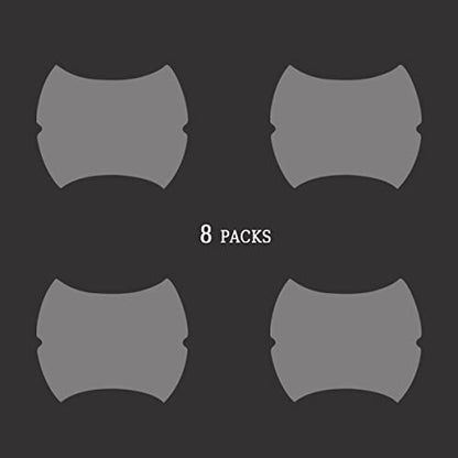 Carbon Fiber Car Door Protector - 8PCS Anti-Scratch Film, Non-Marking, Self-Adhesive for All Cars (Clear) - color: Clear/8PCS