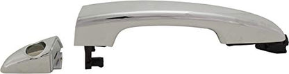 Garage-Pro Exterior Door Handle Compatible with Hyundai Sonata 2015-2019 Chrome With Key Hole Front, Driver Side
