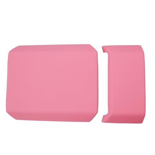 Barong for Tesla Cybertruck Accessoriess Interior Stickers Car Armrest Cover Center Console Middle Console Armrest Seat Box Cover Trim Frame Decal Pink - color: Middle Console Cover Armrest Seat Box