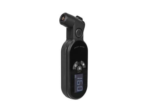 Topeak SmartGauge D2X Digital Tire Pressure Gauge - Accurate and Easy-to-Use Bike Pressure Gauge with Digital Display - Measures PSI for Presta and Schrader Valves