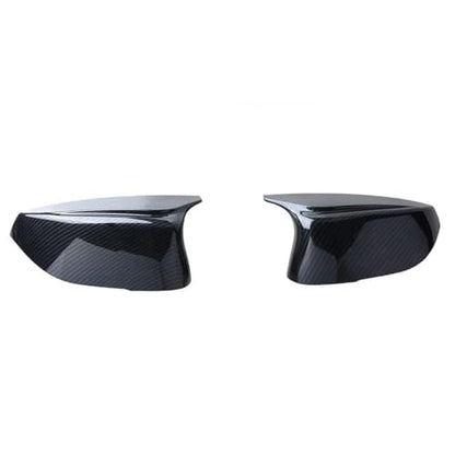 1 Pair Rear View Side Mirror Cover Door Mirror Caps Compatible with Nfiniti Q50 Sedan Q60 Q70 QX30 2014-2020 (Carbon Fiber Look)