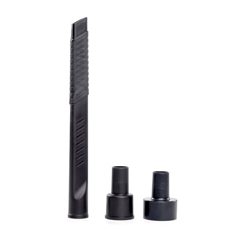 CRAFTSMAN CMXZVBE38786 1-1/4 in. Wet Dry Vac Attachment Kit, Industrial-Grade Flexible Crevice Tool for Cleaning Tight Spaces, Fits 1-7/8 in. and 2-1/2 in. Hose Diameters