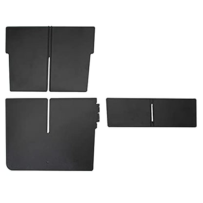 JDMCAR Compatible with Toyota 4Runner Accessories 2010-2024 Center Console Organizer,Insert ABS Black Materials Compartment Divider - color: Matte Black