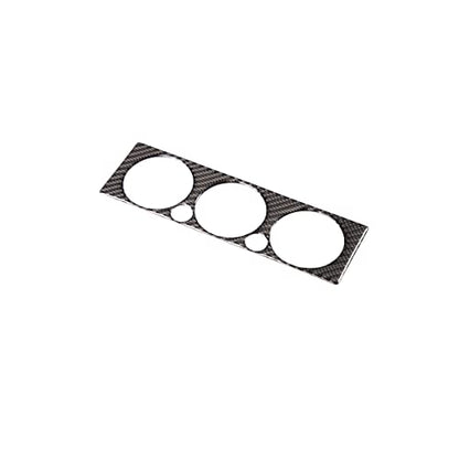 Soft Carbon Fiber Car Center Control Air Conditioning Adjustable Trim Sequins Stickers Trim Fit For Toyota Tacoma 2006 2007 2008 2009 2010 2011 2012 2013 2014 2015 (Black Carbon Fiber) - color: Black Carbon Fiber