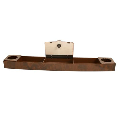 Buggies Unlimited Universal Golf Cart Dash Tray/Organizer | Woodgrain Finish | Compatible with Most Models