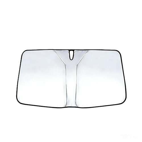 Windshield Sun Shade Fit for Toyota Prius XW20 2003-2009 Custom Automotive Front Window Sunshade for UV Rays Protection and Heat Block Foldable Car Interior Accessories (White) - color: White