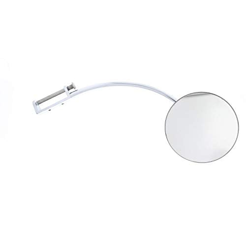 Stainless Steel Outside Rear View Mirror with Hinge Pin, Fits 1935-1940 Ford Cars and 1948-1952 Ford Pickups, Chrome Plated Diecast Arm Fits Both Sides, Sold Individually, Includes Hinge Pin
