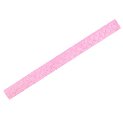 Amooca Soft Automotive Seat Belt Cover Seatbelt Shoulder Pad Neck Protector Cushions Universal Fit SUV Trucks Backpack Pink Extra Long 25.6in - color: Pink, size: 25.6in-1pc