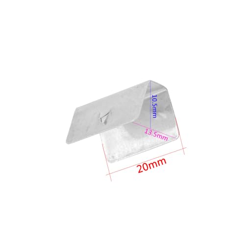 16pcs Wind Rain Deflector Channel Clips Set Universal Stainless Steel Fitting Fixing Retaining Replacement Clip Compatible with Heko G3 Sned