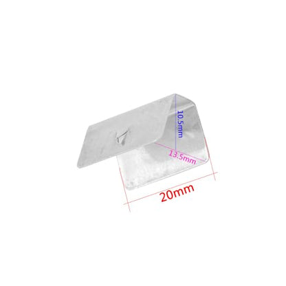 16pcs Wind Rain Deflector Channel Clips Set Universal Stainless Steel Fitting Fixing Retaining Replacement Clip Compatible with Heko G3 Sned