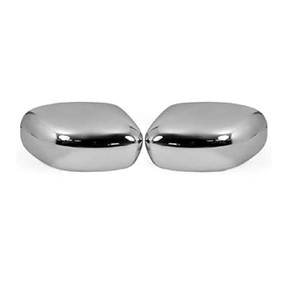 Compatible with(Just Overlay Stick on, NOT for SNAP in Replacement) Chrome Mirror Covers for 2005-06 07 08 09 2010 Chrysler 300+C/Dodge Charger 2006-10 & Magnum 06-2008 - Chromed Mirrors
