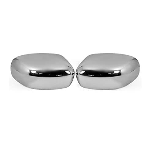 Compatible with(Just Overlay Stick on, NOT for SNAP in Replacement) Chrome Mirror Covers for 2005-06 07 08 09 2010 Chrysler 300+C/Dodge Charger 2006-10 & Magnum 06-2008 - Chromed Mirrors