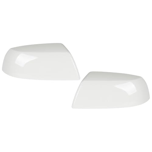 Osompar White Outer Rear View Mirror Cover Cap Front Driver Passeger Side for Toyota Tundra 2007-2021 Toyota Sequoia - color: White