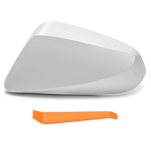 Mirror Cover 87945-0E060 Fits for Lexus NX200t NX300 NX300h RX350 RX350L Rearview Cap (Pearl White, Left) - color: Pearl White, size: Left