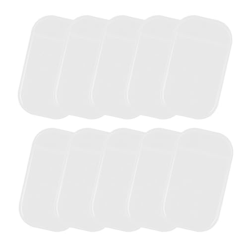 10PCS Car Dashboard Non-Slip Mat, Multifunctional Anti-Slide Sticky Pad for Auto Dashboard, Anti-Slip Dash Pad for Cell Phone, Radar Detector, Keys, Glasses, GPS, Coins (Transparent) - color: Transparent